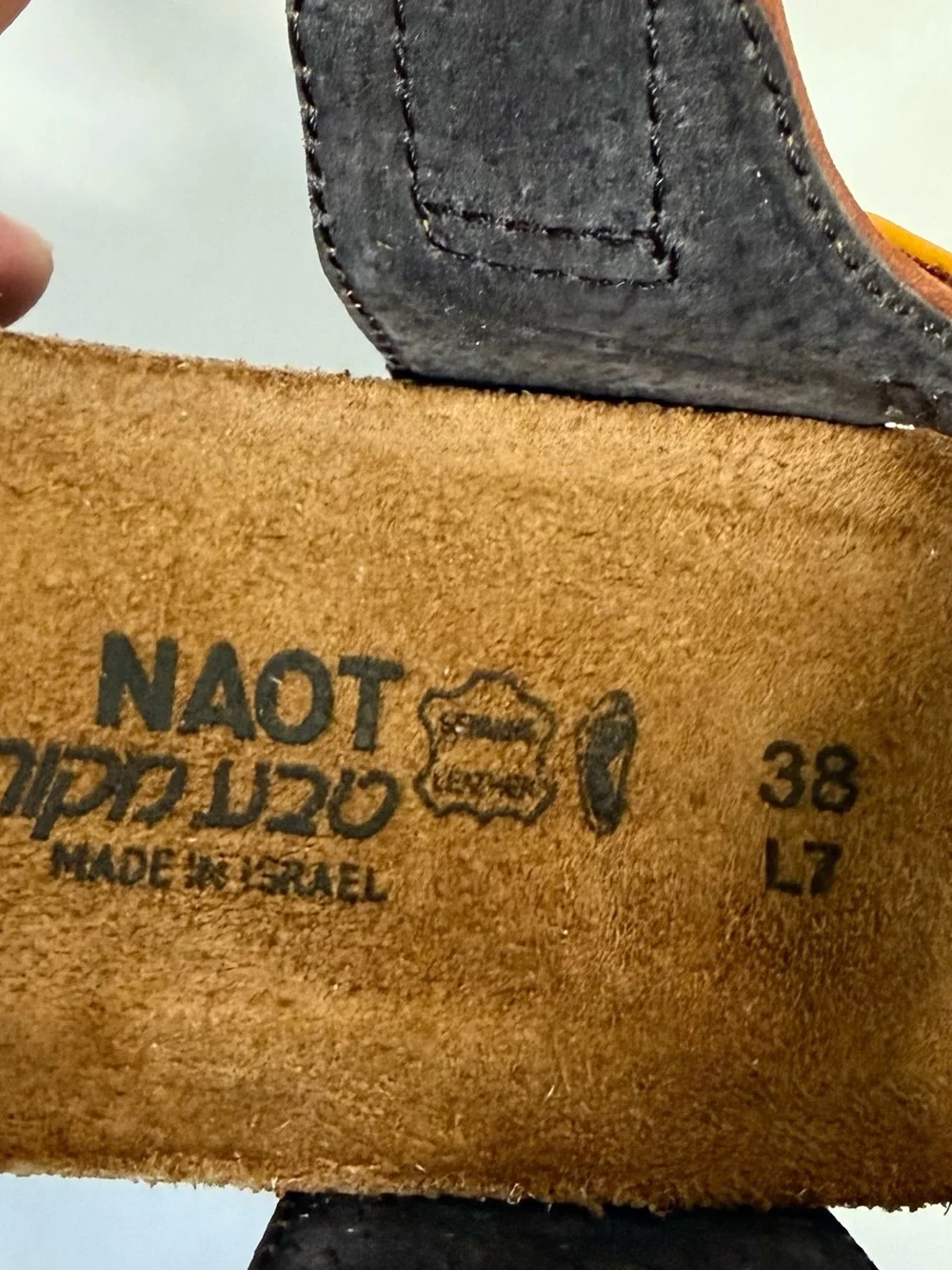 Naot - Miracle. Brown, Orange, Sunshine   EU Size 38. New in Original Box.